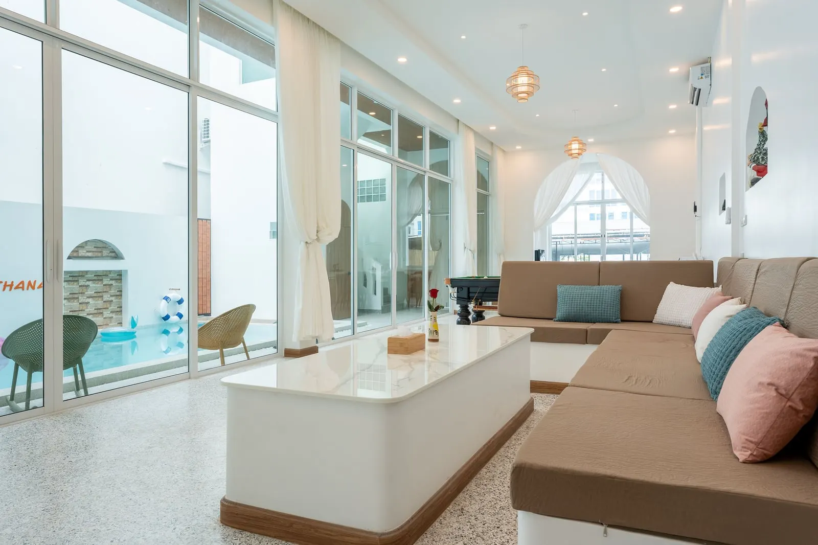 Villa B living room